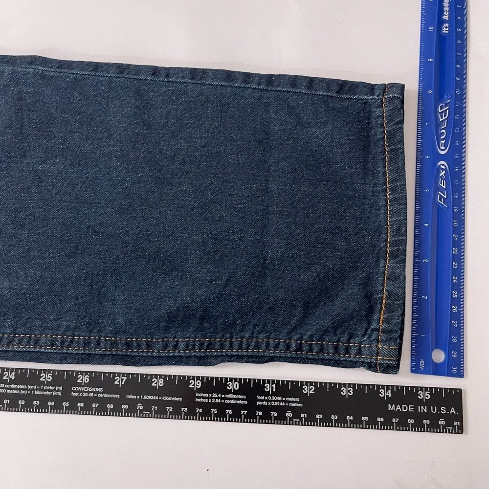 Levis 541 Jeans Mens 34x34 Blue Athletic Tapered Dark Wash Stretch Denim Preppy